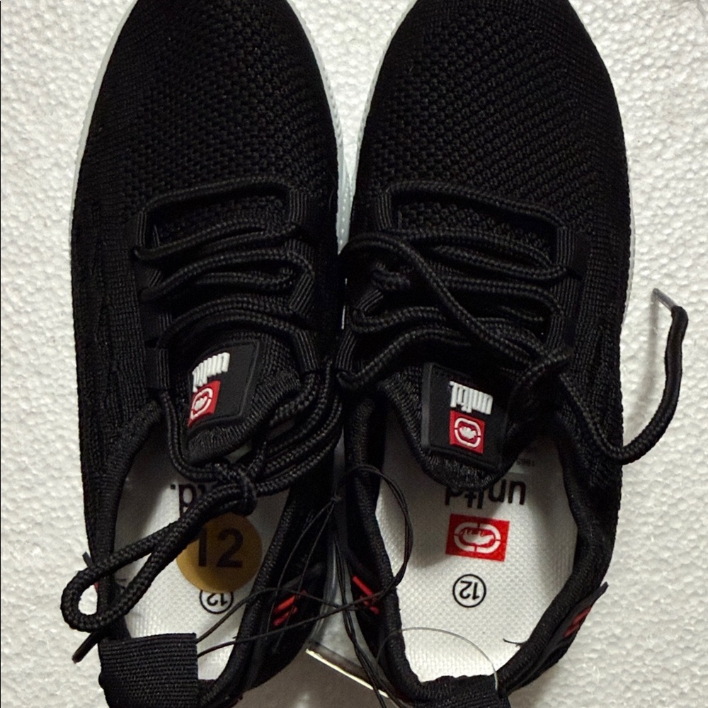 Unk kids Black Knit Sneakers